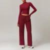 Rosso Maniche lunghe + pantaloni lunghi della tuta