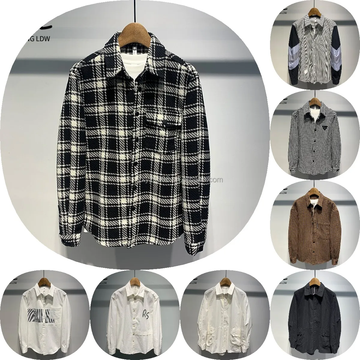Dianli Mens Solid Color Vacation Casual Set Long Sleeve Lapel Shirt Button Pockets Drawstring Waist Pants Lightweight Comfortable Outfit Holidays Bea