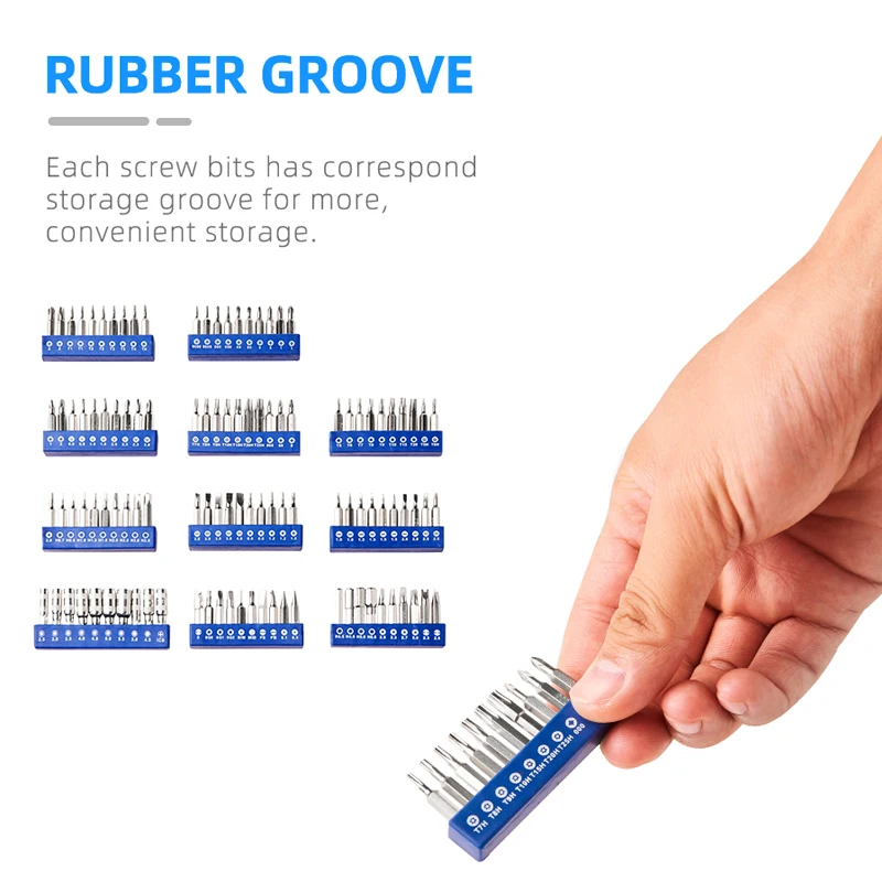 124 in 1 Pro Multi Screwdriver Set Magnetic Torx Phillips Screw Driver Bits for Phone PC Laptop Repair Tools Kit