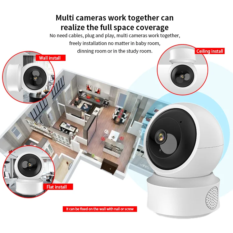 1080P Home Security IP Camera with Two Way Audio