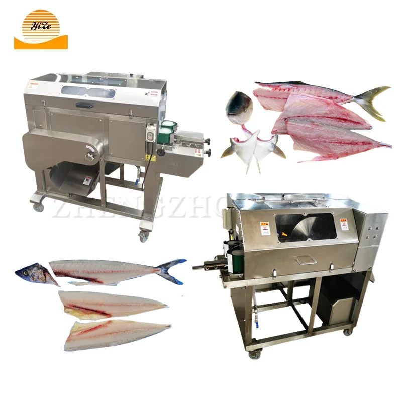 Fresh/frozen Fish Slicing Cutter Fish Fillet Machine Price Automatic Commercial Mackerel Fish Fillet Processing Machinery