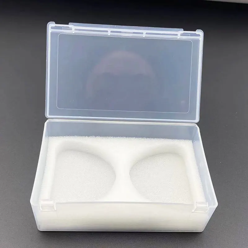 Plastic Tooth Model Box Lab Sponge False Teeth Transport Dental Delivery Box Denture Box