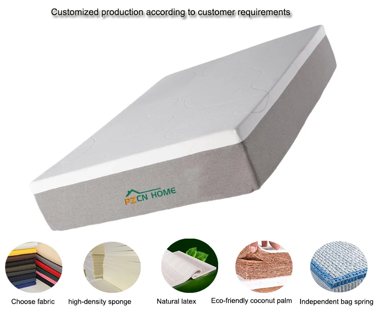 Factory direct supply of multi-style environmentally friendly sponge high-density independent pocket spring mattress