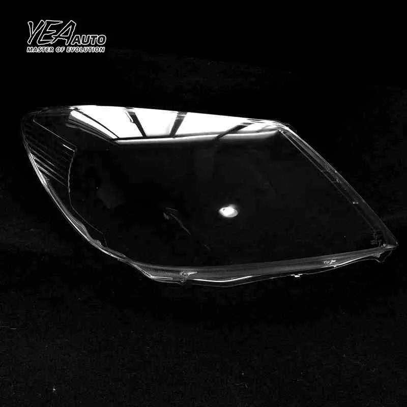 YEA AUTO Car headlight cover lens glass for toyota fortuner lens cover 2006 2007 PC lampshade clear shell