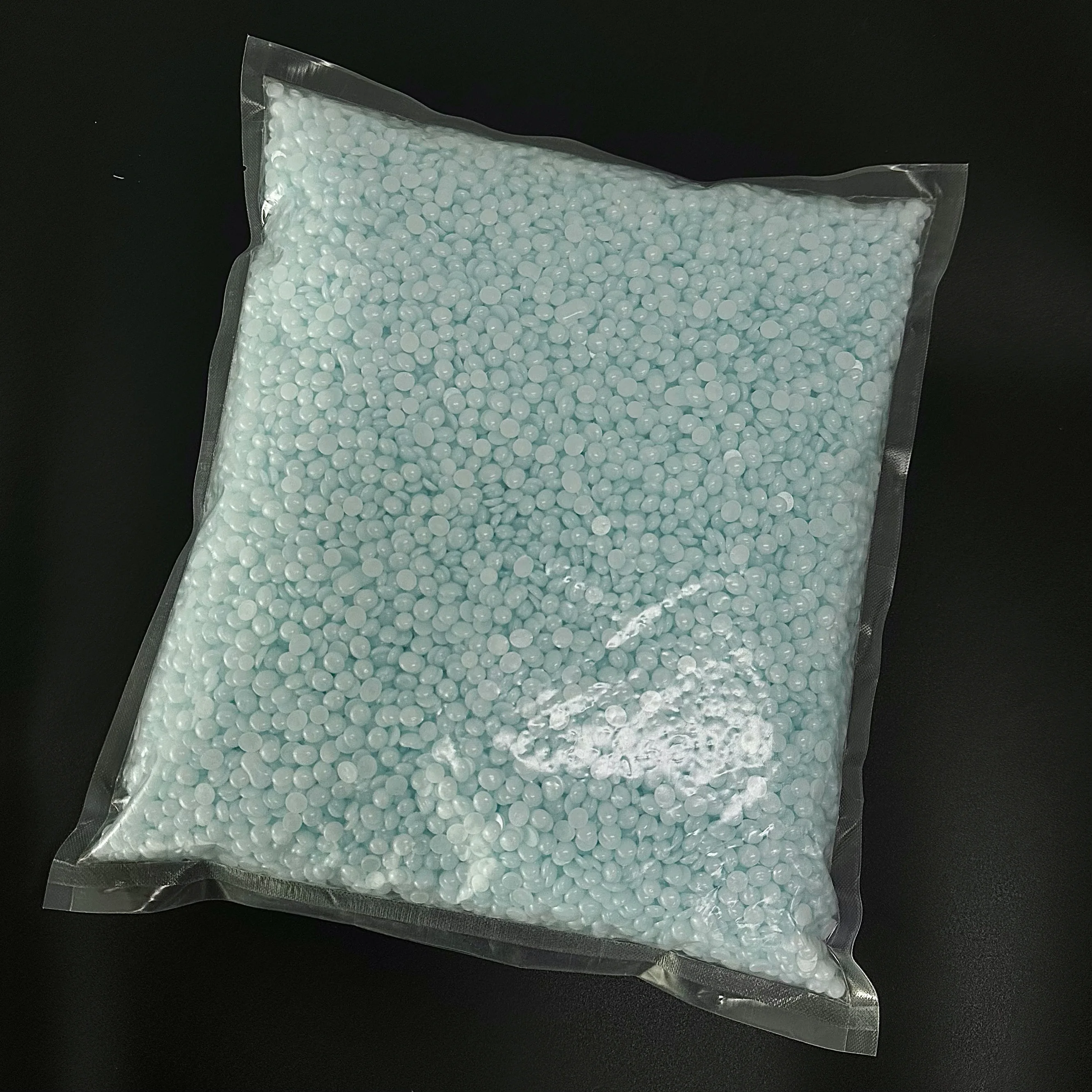 Chase Wax 5LB Cotton Candy Shimmer Blue Microcristalline Formula Rosin Free Depilatory Gummy Hard Wax Beads for Body Waxing