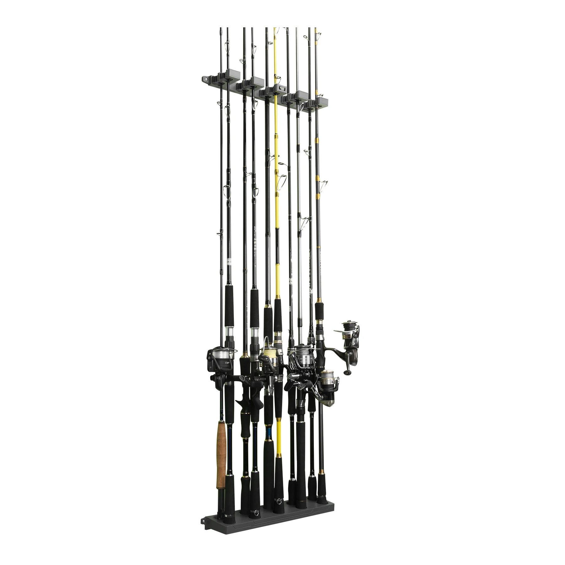 Alibaba.com: Wall and ceiling mounted fishing rod storage rack for 10 rods  and reels, supports vertical or horizontal display : Source durable fishing  accessories from verified suppliers