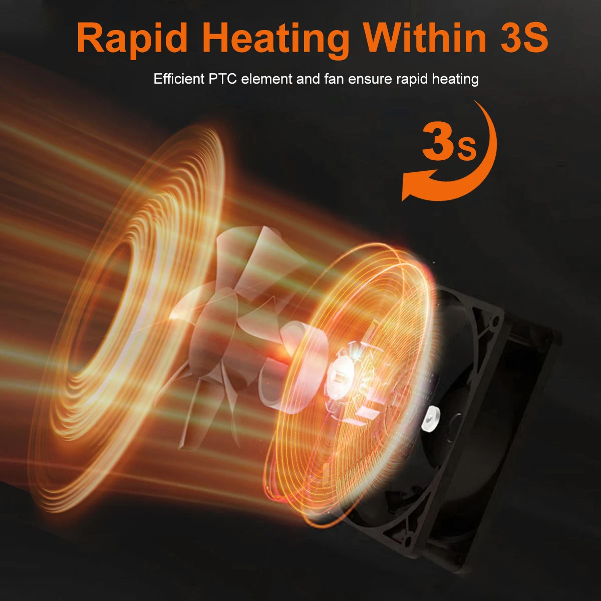Ceramic Smart Home Heater, Portable, PTC - detail 2