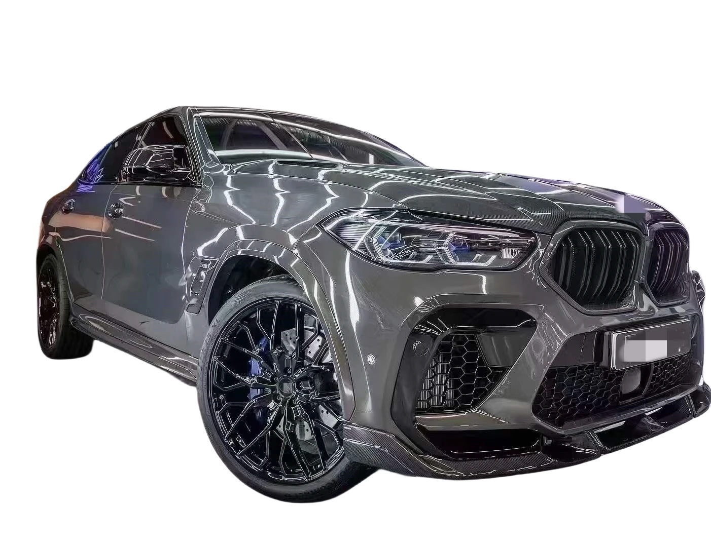 BMW X6 G06 & X6M F96 Heckspoiler - Echte Kohlefaser PRO Style 2020+, Inkl. Klebeband