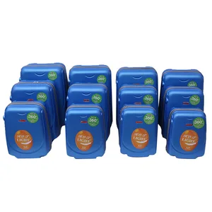 Manufacturer Customizable 12-Piece ABS Trolley Luggage Set 19-30 Inch Travel Suitcase Waterproof PC Wholesale Bags Customizable