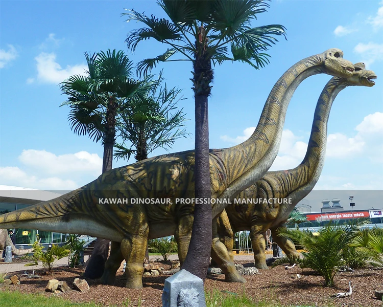 Long Neck Animatronic Dinosaur Realistic Life Size Dinosaur