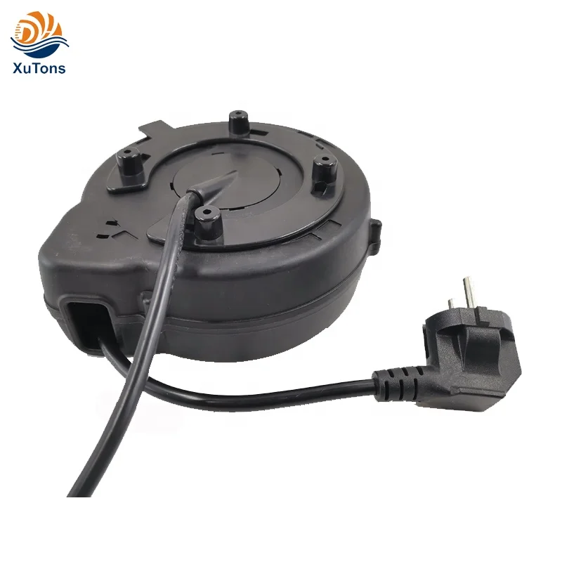 5m Spring Loaded Multi Core Extension Cord Mechanism - China