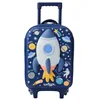 Valise trolley fusée bleu moyen