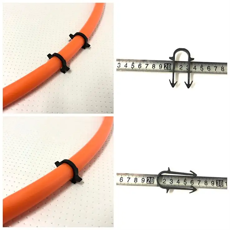 Custom Size Floor Heating Plastic Clip Underfloor Pipe Nail Clip To Fix