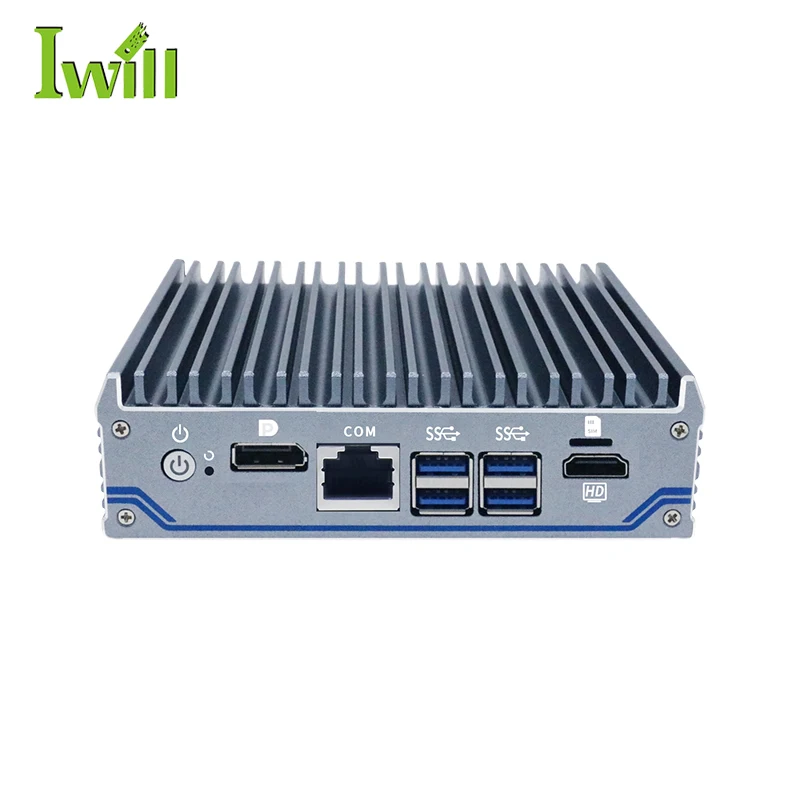 Micro Firewall Appliance with Rs232 Rs485 Fanless Mini Pc J4125