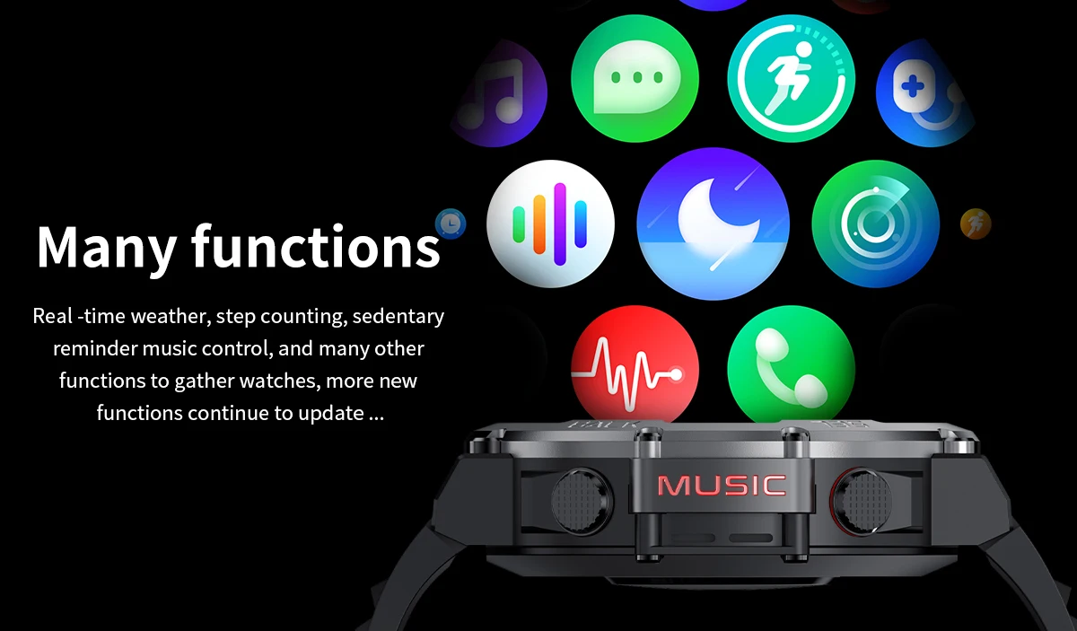 LF33 Smartwatch Local Music 1.39" IPS Screen Bluetooth Call Heart Rate Blood Pressure Monitor Smart Watches For Men 2023 20