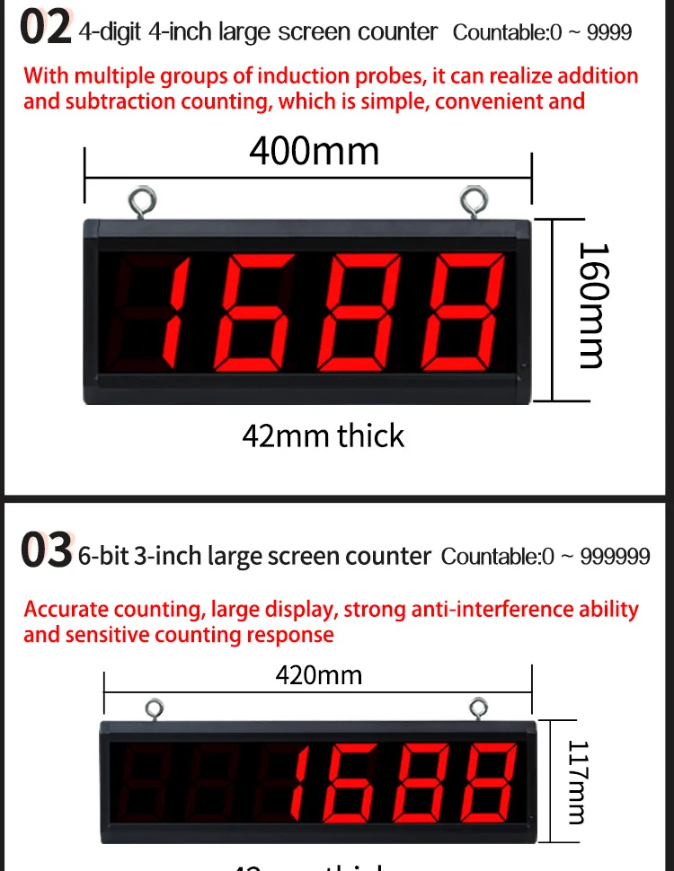 Jakon Counter Timer Ct6m-1p4 Digital Counter 6-digit Electronic Counter ...