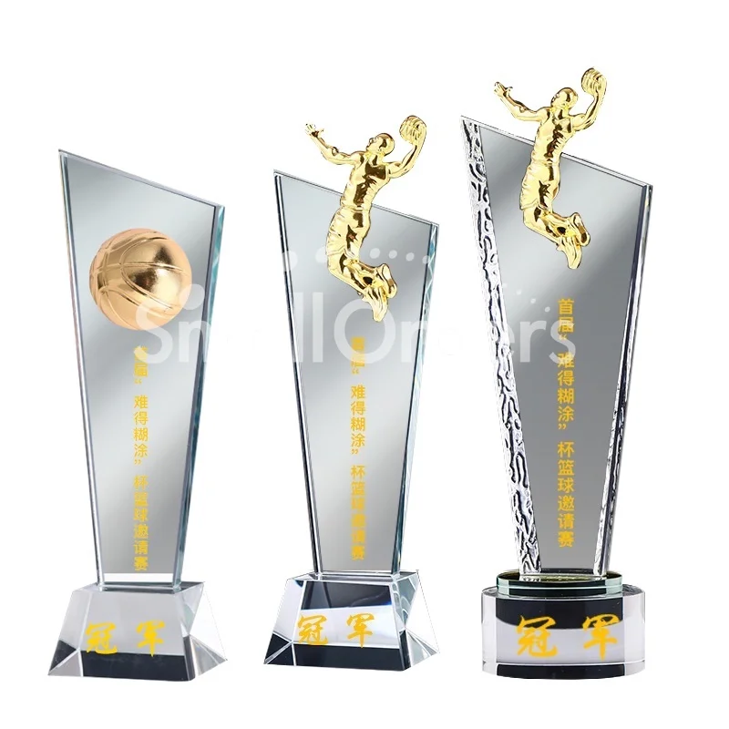 Metal craft basketball sport challenge trophies