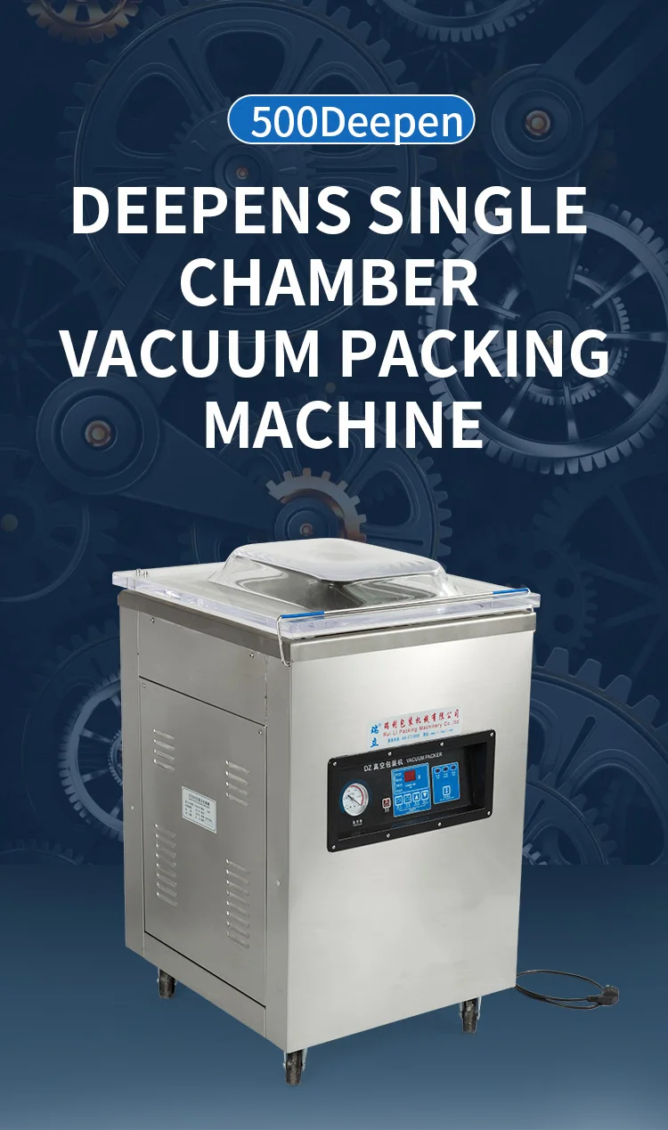 product 500 deepen chamber  for brick rice mutton chop aluminium bag seeds food vacuum sealer vacuum single vacuum packaging machine-1