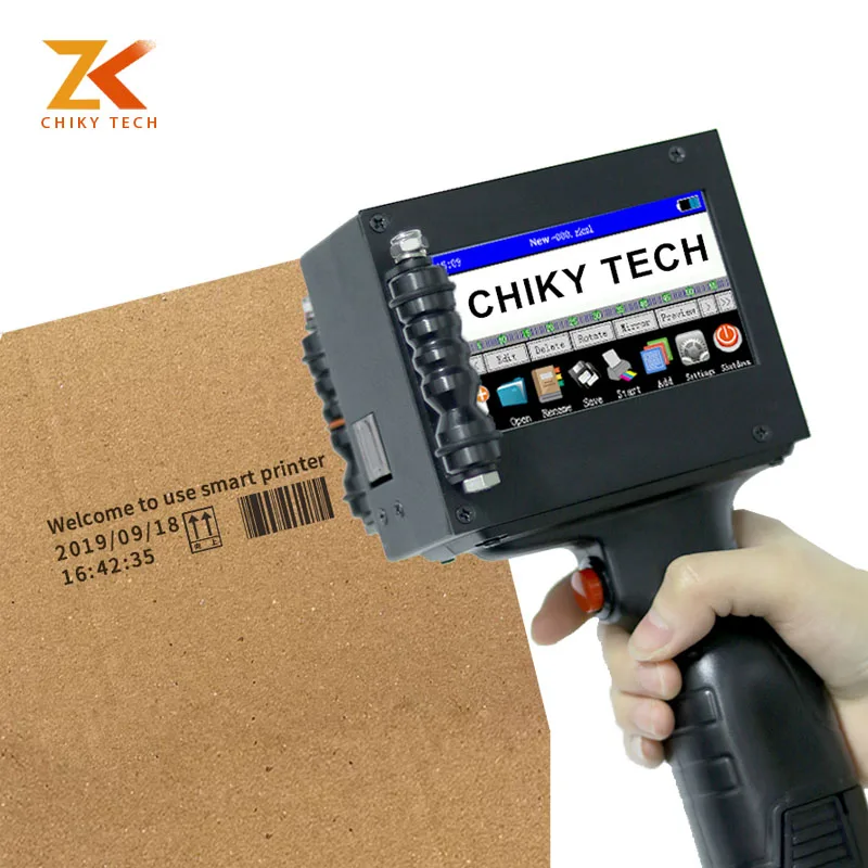 Low Price New Inkjet Code Marking Manual Batch Expiry Date Handheld Inkjet Printer Coding Machine