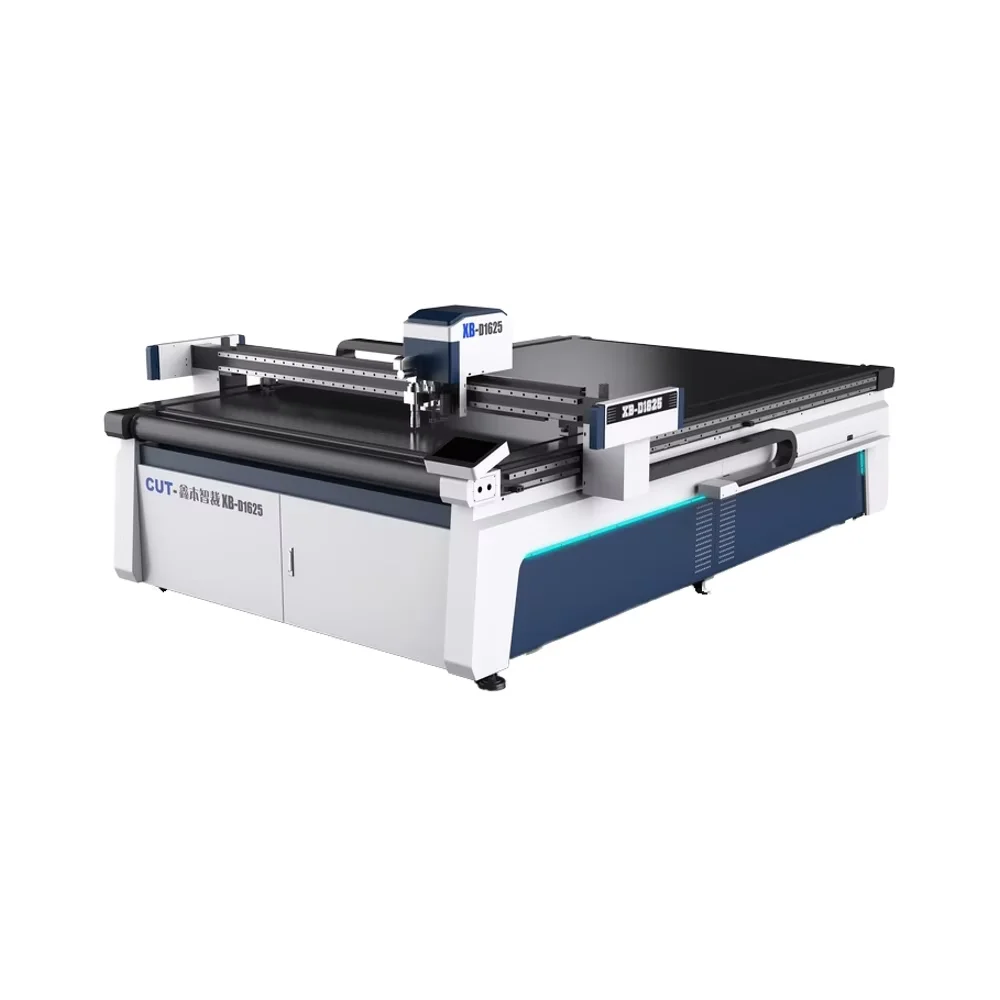 Cheap CNC Oscillating Knife Cutting Machine with Motor Flannel Blanket on Felt Canvas Glass Fiber Foam Ceramic Board