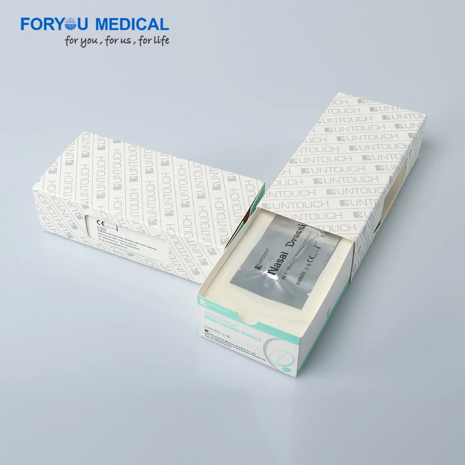 SUNTOUCH Disposable PVA Nasal Dressing in Medical Grade Use for Medical Hemostatic Nasal Bleeding Medical Pva Sponge Pva Tampon