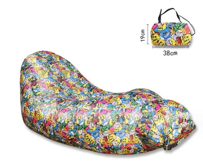 Lettino Gonfiabile Portatile Per Spiaggia E Piscina - Divano Ad Aria, Senza Pompa - Foto 8