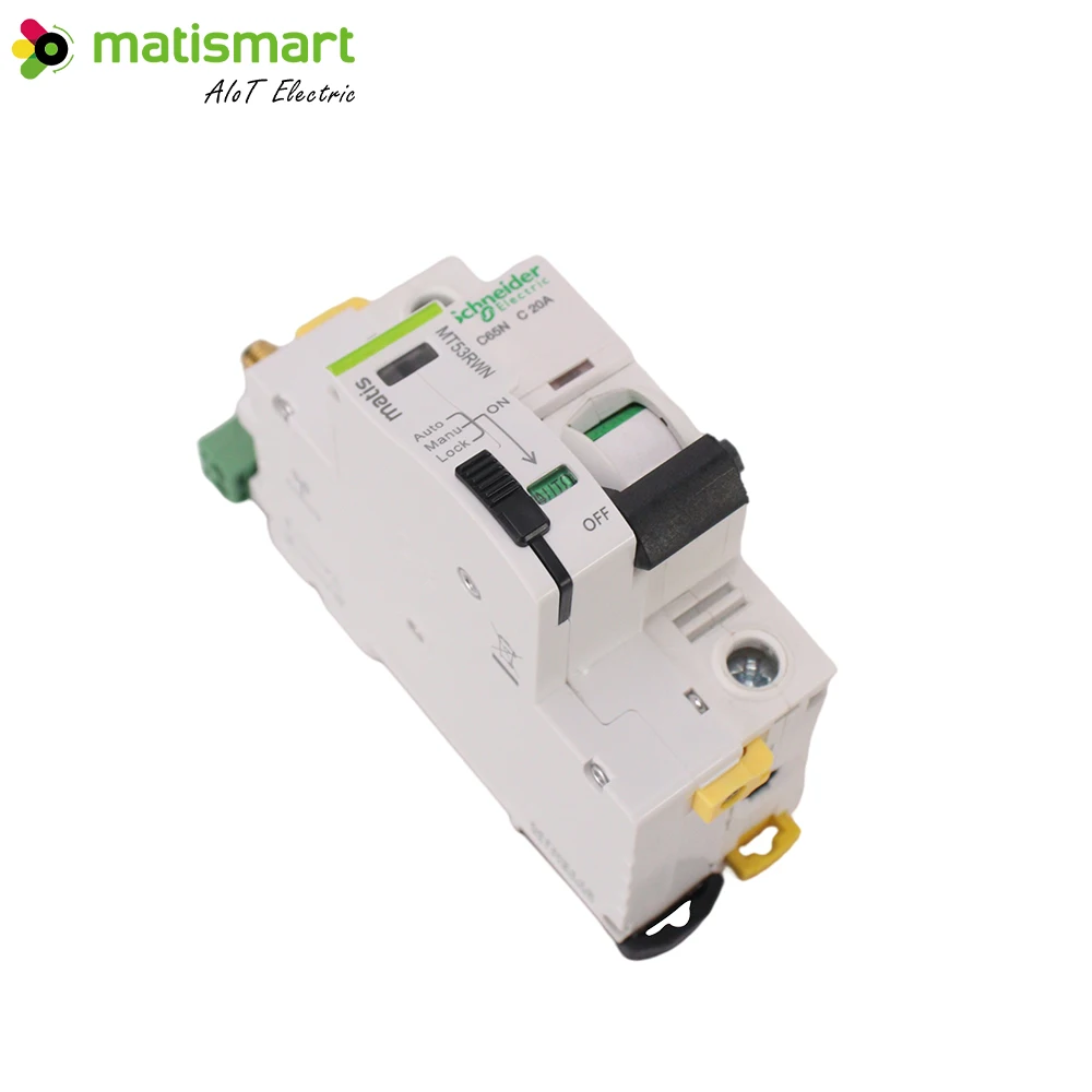 Matismart MT53RWN Remote Controller Automatic Circuit Recloser Mcb Rccb Rcbo Tuya Smart Circuit Breaker Wifi Smart Home Products