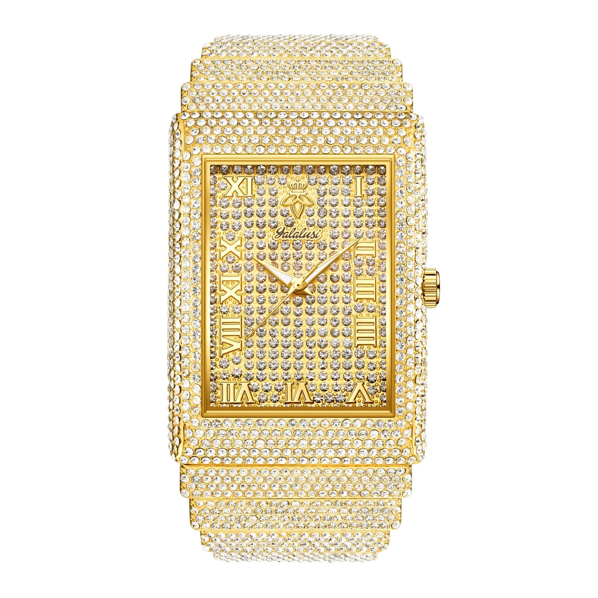 Rectangular Diamond Quartz Women's Watch OM-223440