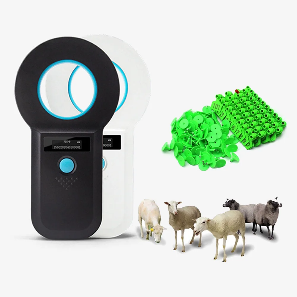 RFID Tag Reader Dog Cat Pet Cattle Animal Chip ID Microchip Scanner Animal Microchip Reader