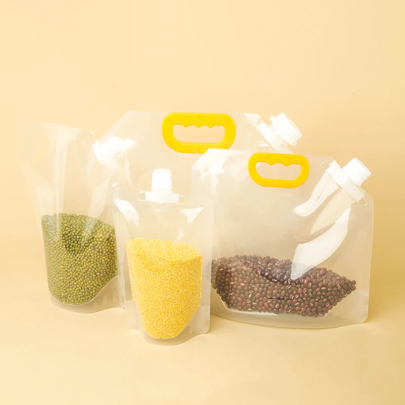 Collapsible Food Grade Clear Plastic Storage Jug Water Container Bag ...
