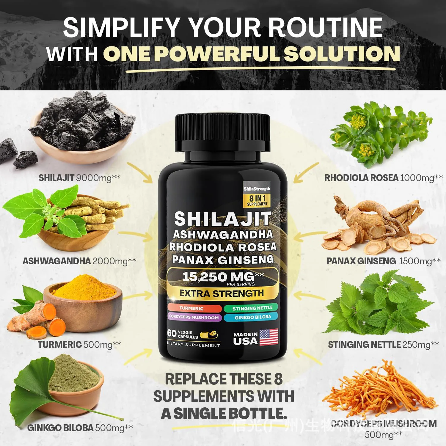 Oem Shilajit Capsule Himalayan Shilajit Resin Shilajit Extract Capsules ...