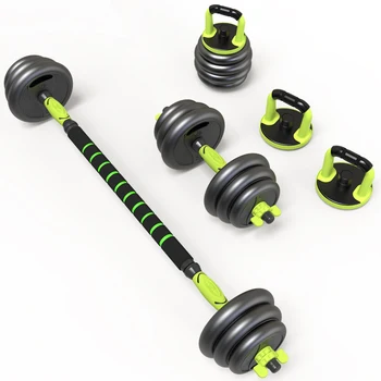 Fitness Equipment Used Weight lifting free weights Cement exercise kettlebell dummbell grip adjustable dumbbell barbell 30kg Set
