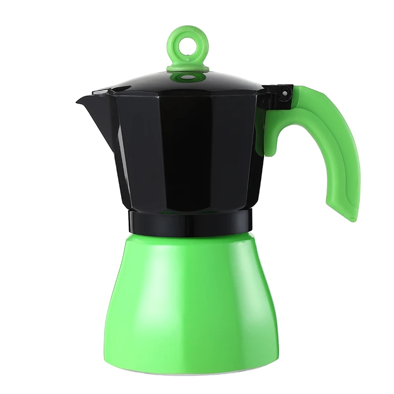Eco Friendly High Quality Coffee Maker Tools Espresso Moka Pot Custom 6 Cup