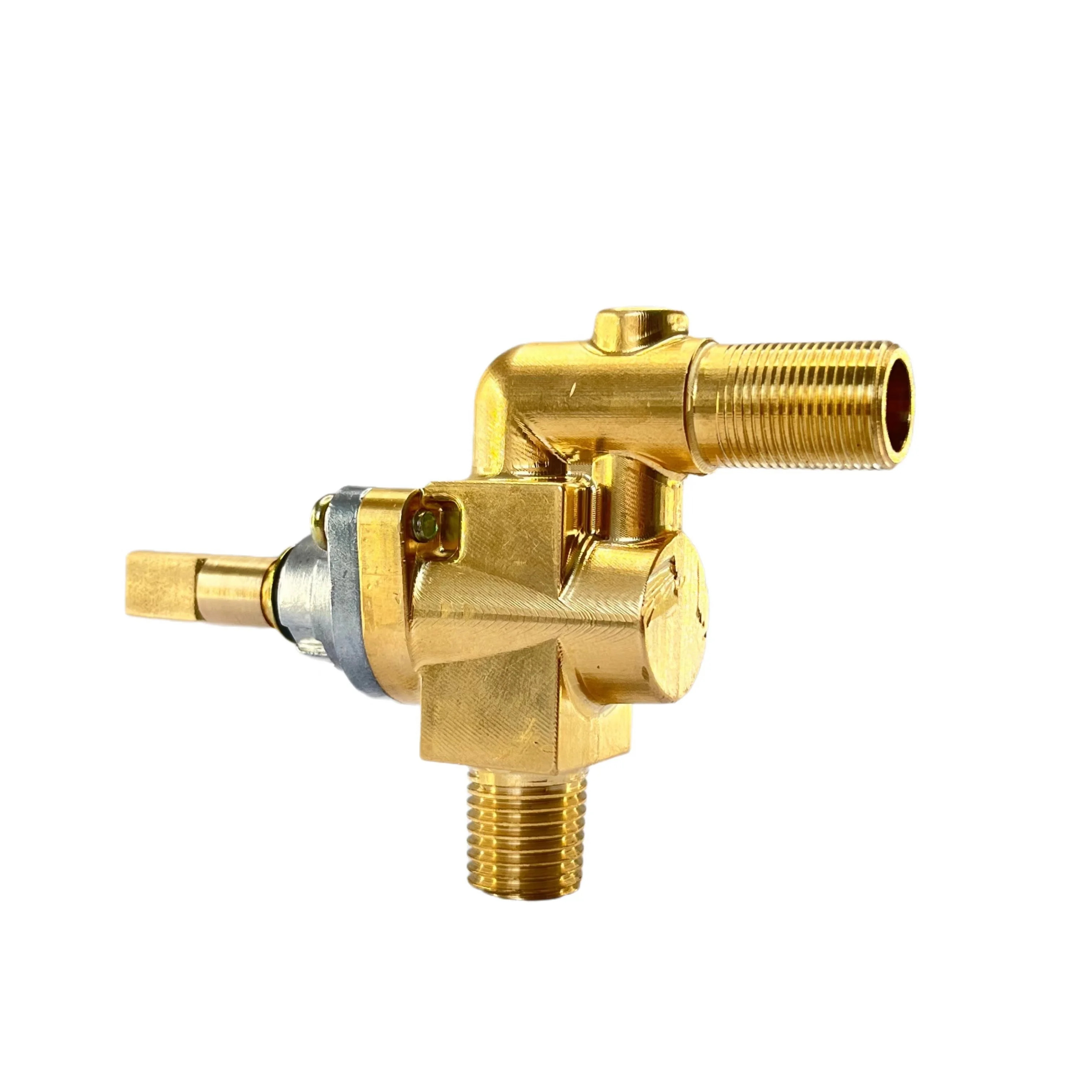 Lpg Stove Burner Parts Solenoid Valves Brass Gas Control Safety Valve