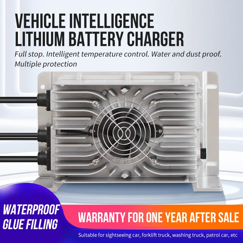 24V 30A Lithium-Ion Battery Charger for Golf Carts Electric Scooters OTP/OVP Aluminium Alloy 600W High Power CC-CV-Float details