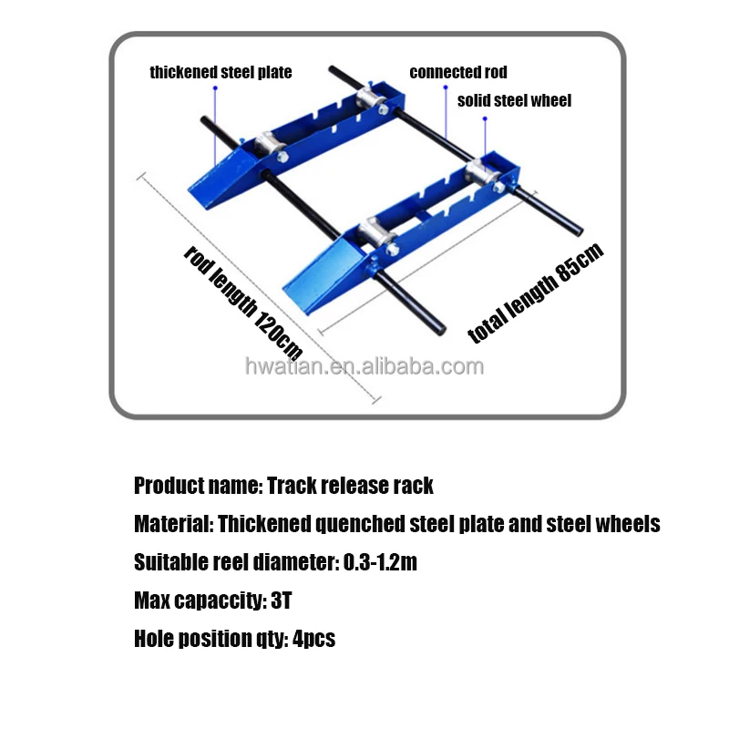 Guide Cable Drum Roller Fiber-optic Cable Laying Stand Cable Drum Roller Stands