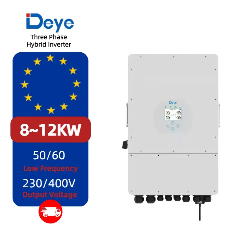 NEW Ip65 48V Hybrid Solar Inverter 20kw 8kw 10kw 12kw Home Solor Inverter Three Phase Solar Deye Inverter SUN-8K-SG04LP3-EU