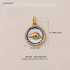 Gingham Croissant Charm