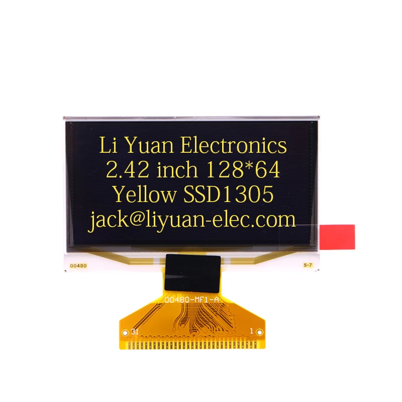 2.42'' OLED Display - 128x64 Pixels, Yellow, White, Yellow