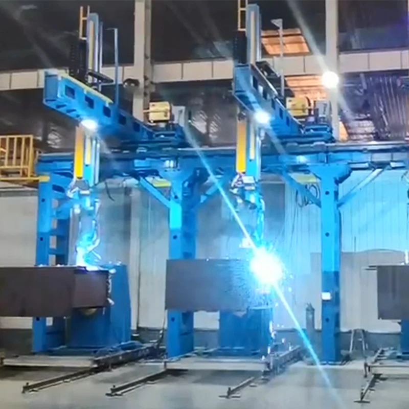 Automatic Transformer Corrugated Fin Radiator Fin Welding Robot Transformer tank Welding Robot Machine