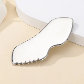 IASTM 304 Stainless Steel Guasha Stainless Steel Gua Sha High Quality Metal Scraping Massage Tool for Lymphatic Drainage