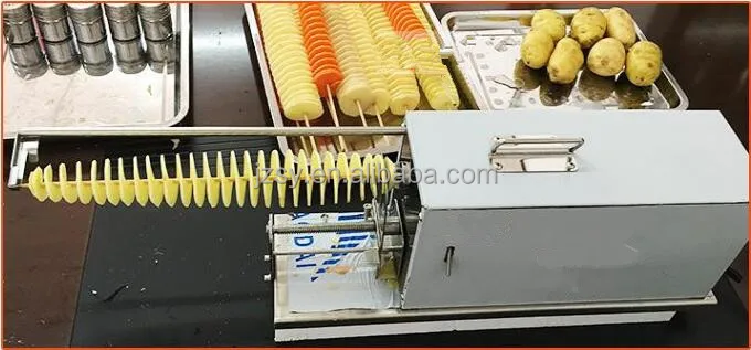 GZZT Electric Potato Tower Maker Korean Twister Potato Machine