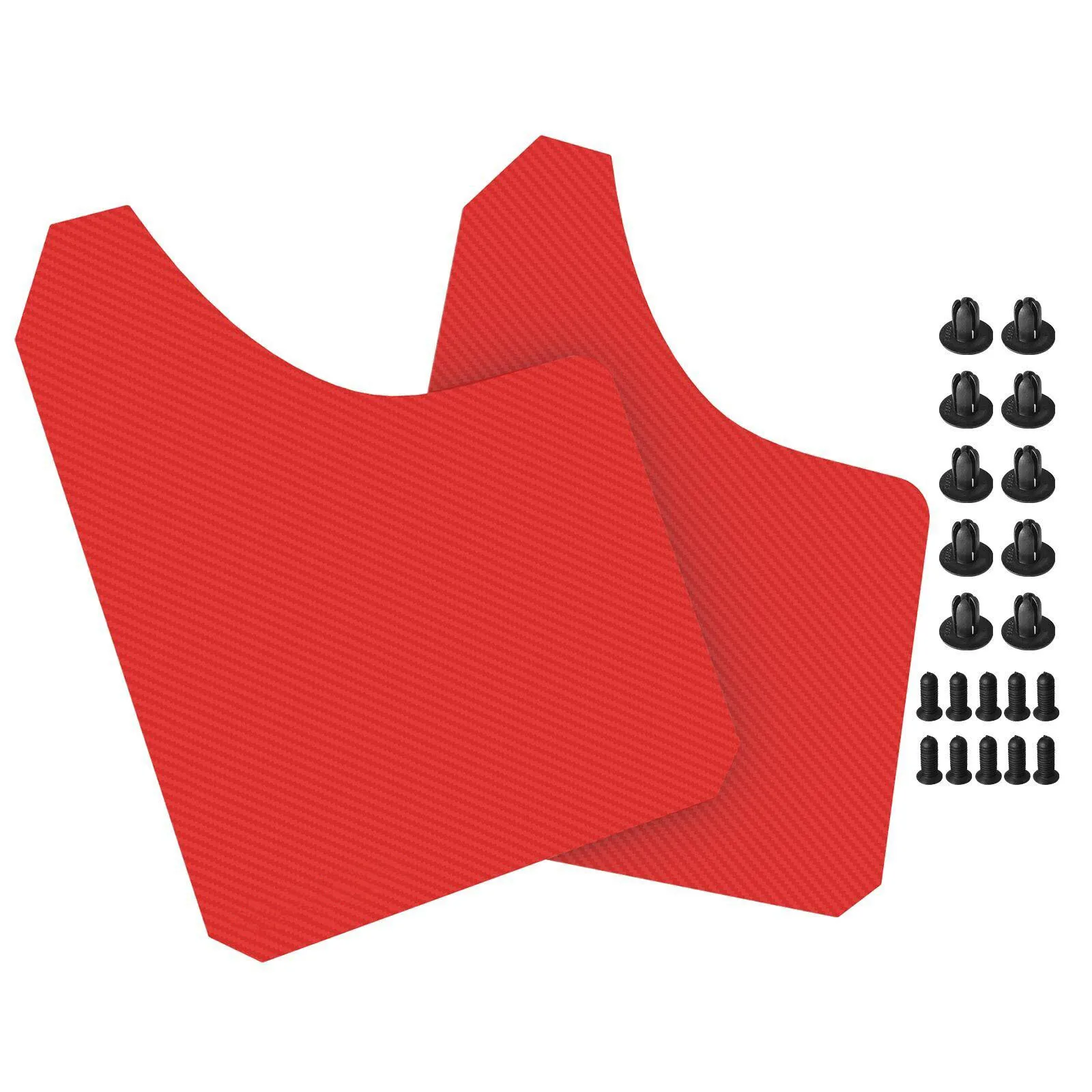 Mudflaps 4PCS Red Universal Splash Guards Mudguard for Ford F-150 250 Car Pick Truck Mud Guard Auto Mud Flaps