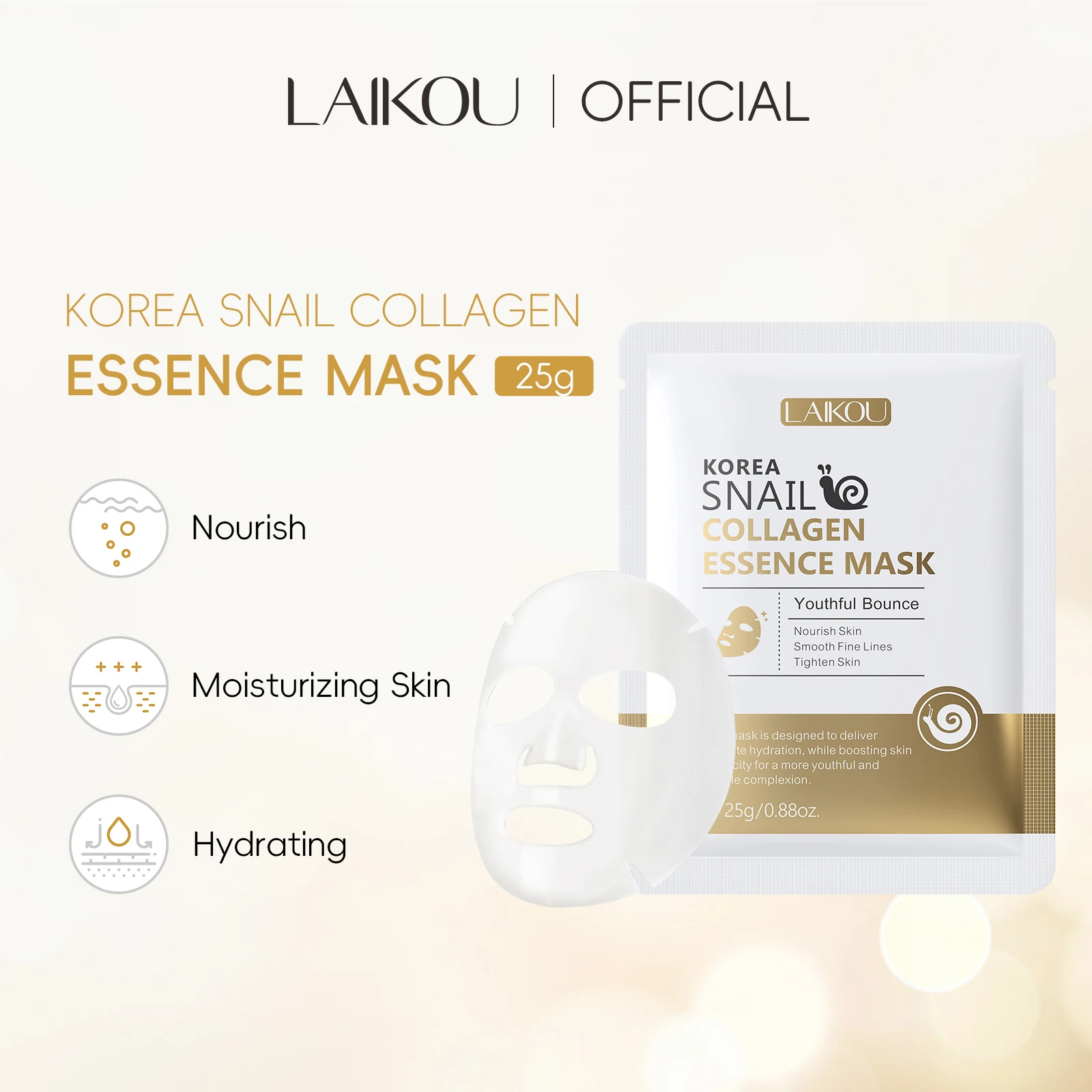 KOREA SNAIL COLLAGEN ESSENCE MASK お取り置き Amazon.com : DERMAL Snail Collagen Essence Facial Mask Sheet