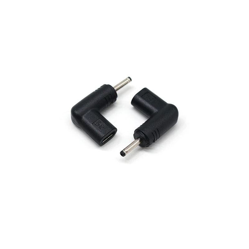 Angled 90 Degree DC3.0*1.1mm Male Plug To Female Socket Converters Universal Power Supply Adapters For Mobile Phone Transmission