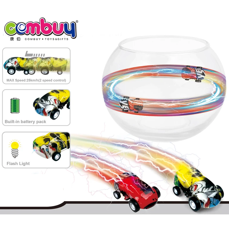 Ball Bottle Vehicle Inside 360 Spin Flash Mini Electric High Speed Car Toys