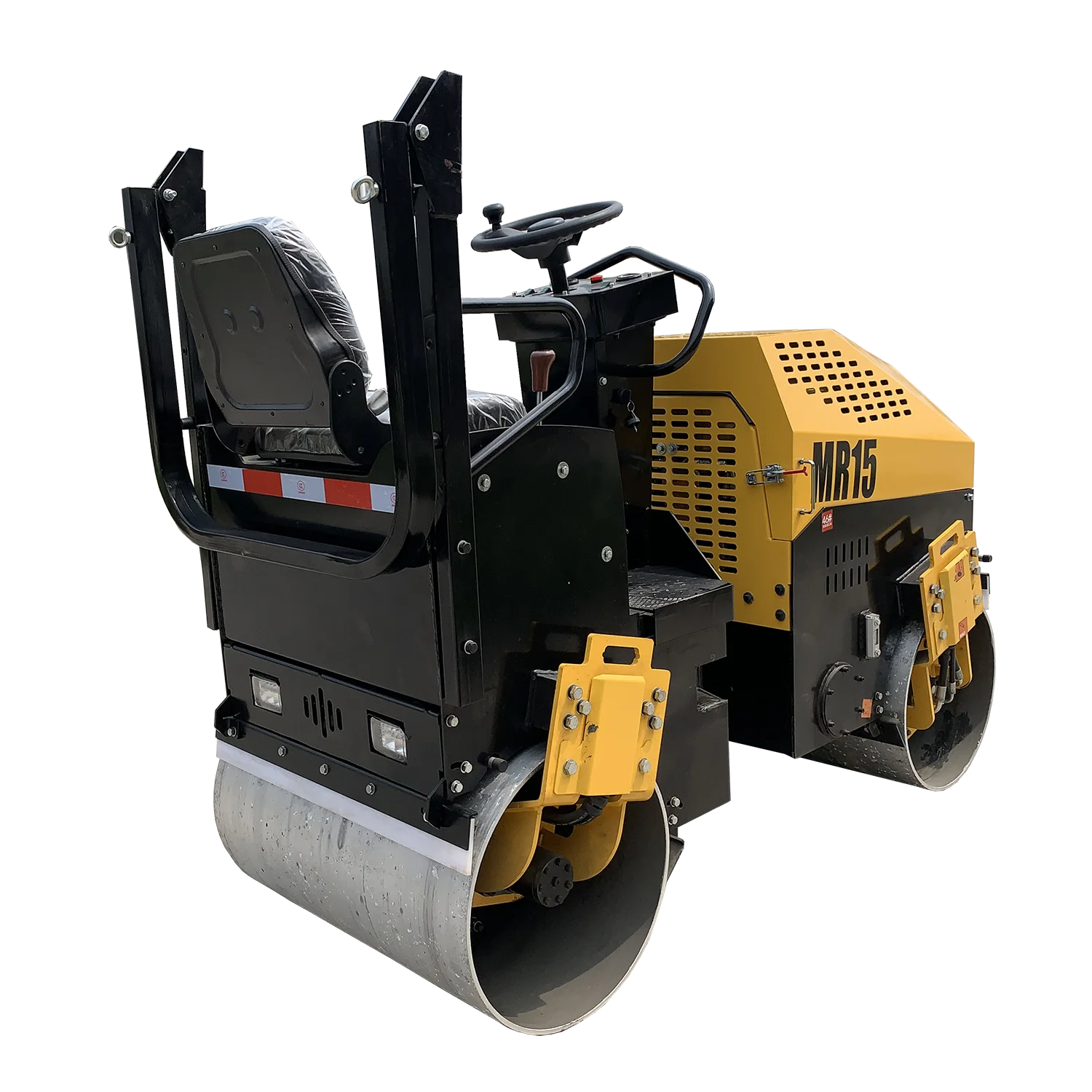 Горный подъемный Вибрационный дизельный асфальтовый дорожный каток 1 тонный маленький гидравлический двойной барабан