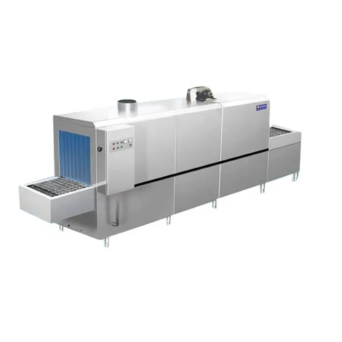 Professional plastic turnover basket cleaning machine and pallet cleaning machine with stable operation and suitable for meat processing plants