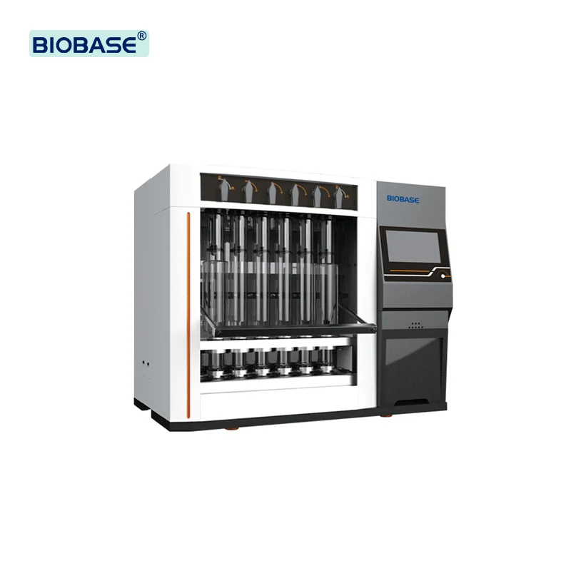 BIOBASE Soxhlet Apparatus Extractor 6 Heating Place Soxhlet Extraction Fat Analyzer for Food Samples
