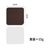 White coffee coaster